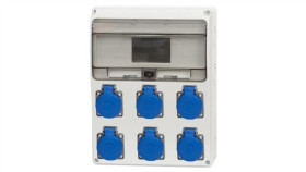 Rozdzielnica Lago 11M - Gniazda 6X230v /11 Modułów/