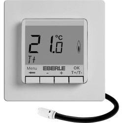 Eberle 527817455100 Thermostat Flush-Mount, Large Display, ECO Mode