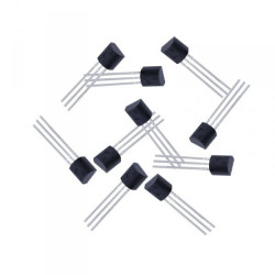 BC547 NPN Transistor - 0.1A 45V - TO-92 - 10 pcs Pack
