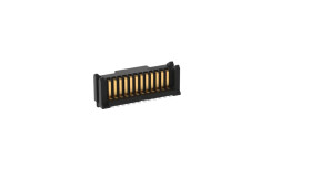 Listwa stykowa PCB 12-pinowe MicroStac raster: 0.8 mm Pionowy 1-rzędowe ERNI Powierzchnia 60 V W osłonie