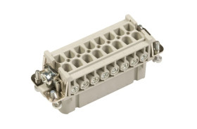 Wkład złącza 16P+PE żeński 16A 250V EPIC H-A 16 BS 10531000