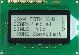AC-1604A-FHW K/W-N6 16x4 LCD WYŚ.