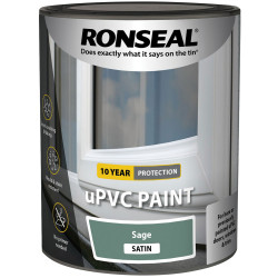 Ronseal 39389 uPVC Paint Sage Satin 750ml