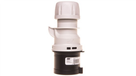 Wtyczka Przenośna 32A 4P 500V Czarna Ip44 Shark 024-7