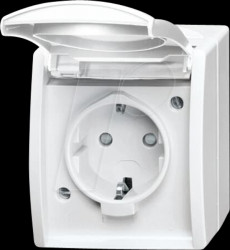 20 EBW-54 Earthed contact outlet with increased protection against contact