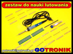 Zestaw do nauki lutowania elementów THT