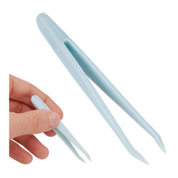 Pęseta plastikowa - 8cm - prosta - pinceta uniwersalna