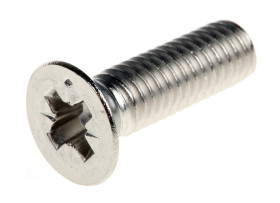 Śruby maszynowe M6 łeb z łbem stożkowym Stal nierdzewna długość 20.0mm skok 1.0mm