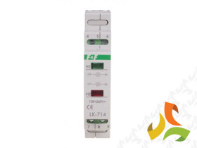 Lampka sygnalizacyjna zasilania - dwustanowa zielony/czerwony LK-714-10-30V F&F FILIPOWSKI