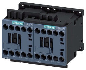 Stycznik odwrotny 24 V DC Siemens styki: 3 4 kW 9 A 3NO Szyna DIN Śruba 3RA2316-8XB30-1BB4