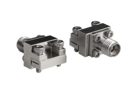 Złącze koncentryczne Montaż na kołnierzu Męski/żeński typ złącza Złącze koncentryczne w okrągłej obudowie Podnośnik