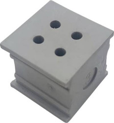 TRU COMPONENTS TC-10329292 Przepust kablowy ELT 4/3, (D x S) 21 mm x 21 mm, elastomer, 1 szt.