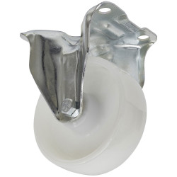 Sealey SCW4100FP Castor Wheel Fixed Plate &#xD8;100mm