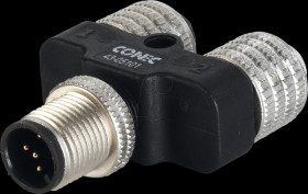 SAL-12-RS5-2RK5.2 SAL M12, 5-pin, Y-splitter, straight