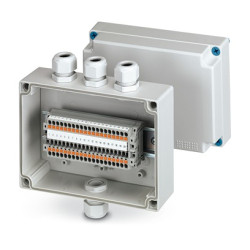 Puszka elektroinstalacyjna ścienna ABS 180 x 130 x 100mm Szary Phoenix Contact