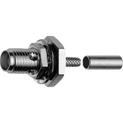 Teleg&#xE4;rtner 100024697 SMA Connector Socket built-in 50 &#x3A9; 1 piece