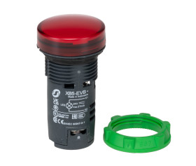 Światło kontrolne – zespół 24V ac/dc Czerwony Schneider Electric średnica wycięcia 22mm Montaż panelowy Śruba