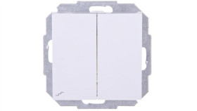 Sentia Łącznik Schodowy Podwójny 10A Biały 1418-10