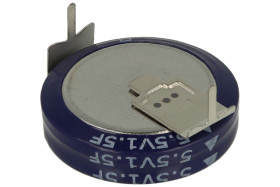 Kondensator; elektrolityczny; podtrzymania napięcia; 1,5F; 5,5V; SE-5R5-D155VYH; 20%; 5,5x19,5; 19,5mm; poziomy; przewlekany (TH