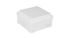 Puszka Naścienna Przyłączeniowa 100X52x100 Mm, Z 4 Dławnicami, Ip54, Odporna...