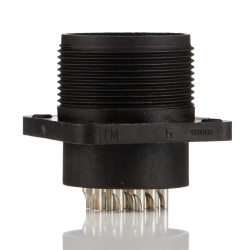 Złącze 14-pinowe Męski Hirschmann Żeński Montaż na panelu MIL-DTL-5015 rozmiar 20