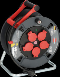 9231400101 Professional cable reel, 300 KU 4100, 40-m cable, black