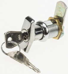 Uchwyt z zamkiem Euro-Locks a Lowe & Fletcher group Company dł. 40mm Srebrny