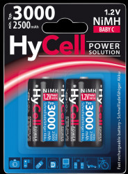 5035302 ANSMANN HyCell 2 x 3000 mAh, baby C