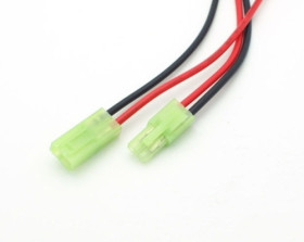 TAMIYA komplet mini złącz wtyk - gniazdo, długość 40cm