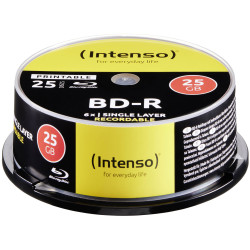 Intenso 5101114 Blu-ray BD-R SL 25GB 25 pcs Spindle Printable Storage