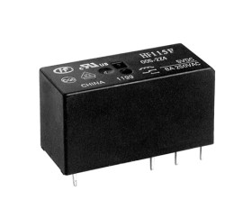 Przekaźnik bistabilny, 24V dc, 8 A, DPDT, montaż PCB, Hongfa Europe GMBH