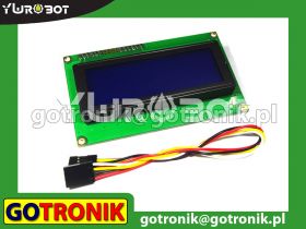 Moduł wyświetlacza 4x20 LCD HD44780 z szeregowym interfejsem I2C