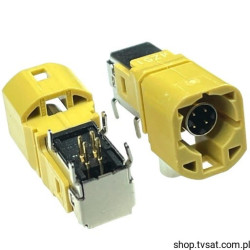 D4S2UG-40A5-K Right Angle Plug Housing to PCB Curry K THT