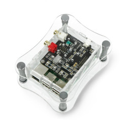 Obudowa Raspberry Pi 3/2 i do nakładek Allo Boss akrylowa przezroczysta