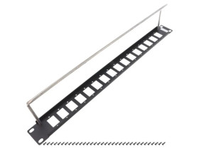 Patch panel adapter montażowy SLIM RACK przykręcany 29mm CP30159