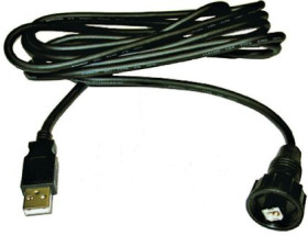 Kabel USB Złącze A USB B Złącze B USB A dł. 2m Przewód USB USB 2.0 kolor: Czarny