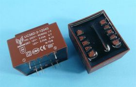 UC-38D-2 2x12V/4,0VA TRAFO PCB