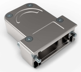 Osłona tylna D-Sub 15, 26 -pinowe Cynk odlewany Prosty TE Connectivity A