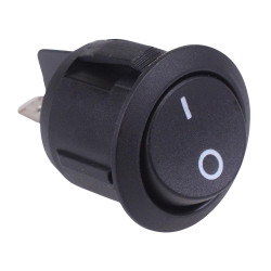 On-Off 20mm Round Rocker Switch SPST 10A 250VAC R13-244A-02