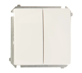 Simon Basic Łącznik schodowy podwójny biały BMW6/2.01/11