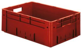 LA-KA-PE VTK 600/210-0 Pojemnik do sztaplowania nadaje się na żywność (D x S x W) 600 x 400 x 210 mm czerwony 2 szt.