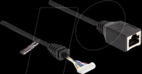 88006 Cat.5e cable, RJ45 jack / post socket, 0.23 m