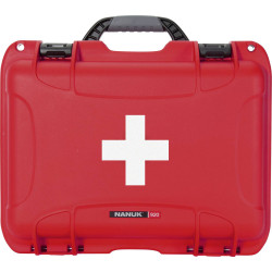NANUK 920-FSA9 First Aid Case Empty 381x157x267mm Red W/proof Impact-Resistant