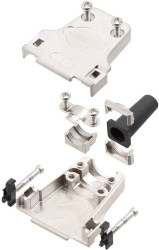 encitech DTZF15-RGL-M3-K 7960-5207-02 Obudowa złącza D-SUB Ilość styków: 15 odlew cynkowy 180 ° metal 1 szt.