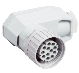 Złącze wielostykowe przemysłowe 12-pinowe M26 Montaż na kablu Gniazdo SICK