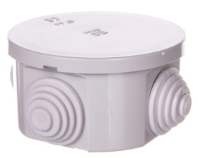 Puszka natynkowa okrągła samogasnąca 960 stopni C seria 400A IP44fi65x35 EC400C1A