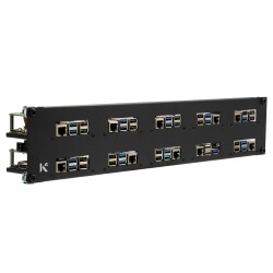KKSB 19" 2U Rack Panel for Raspberry Pi