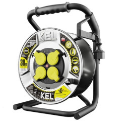 Przedł.bębn. GUMA 30m 4gn OW 3x2,5 W-99265 KEL H