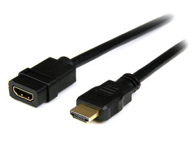 Kabel HDMI 2m A: HDMI B: HDMI A: Męskie B: Żeńskie High Speed HDMI 1.4