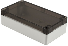 PC enclosure, (L x W x H) 160 x 90 x 45 mm, gray (RAL 7046), IP68, 1554JL2GYSL